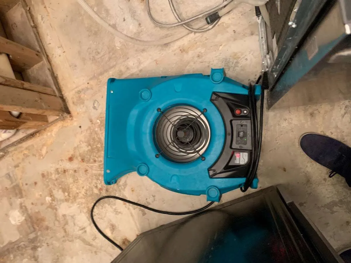 Air mover drying equipment for Mold Remediation & Removal in Los Altos Hills